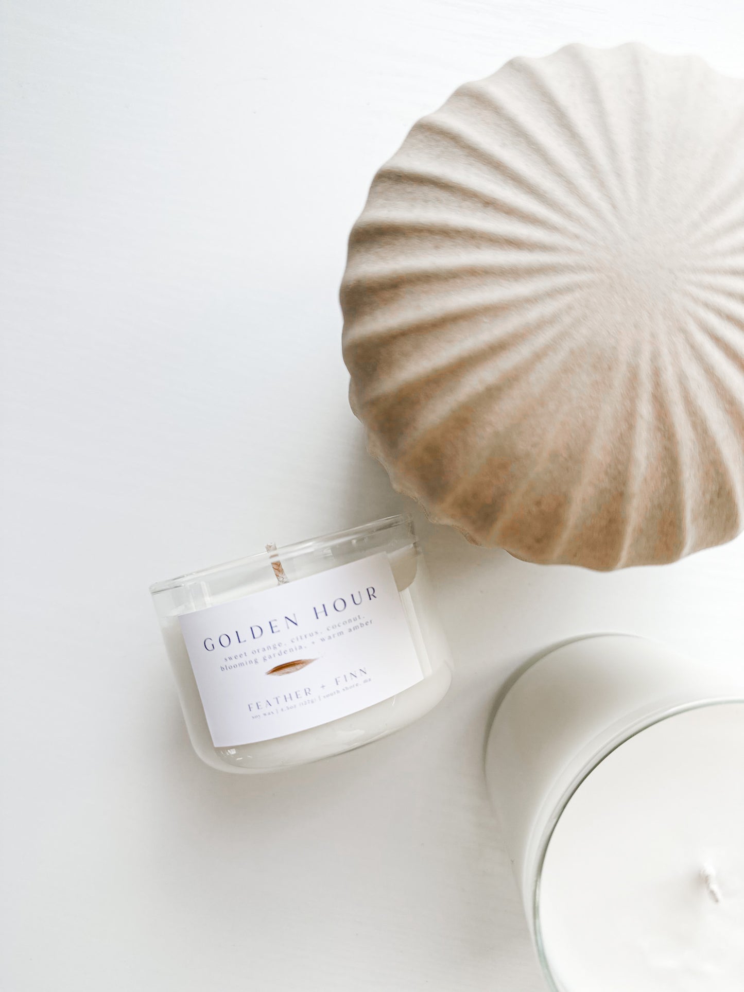 golden hour candle image 2