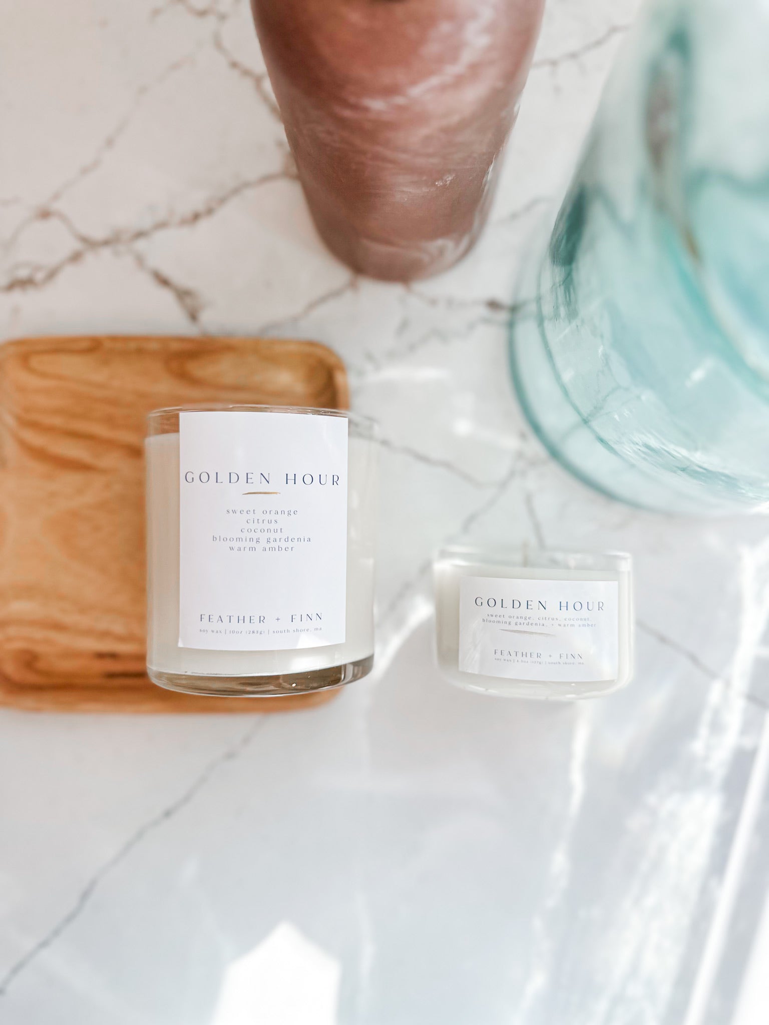 Golden Hour Candle | Most Popular Blend Ever | Feather + Finn
