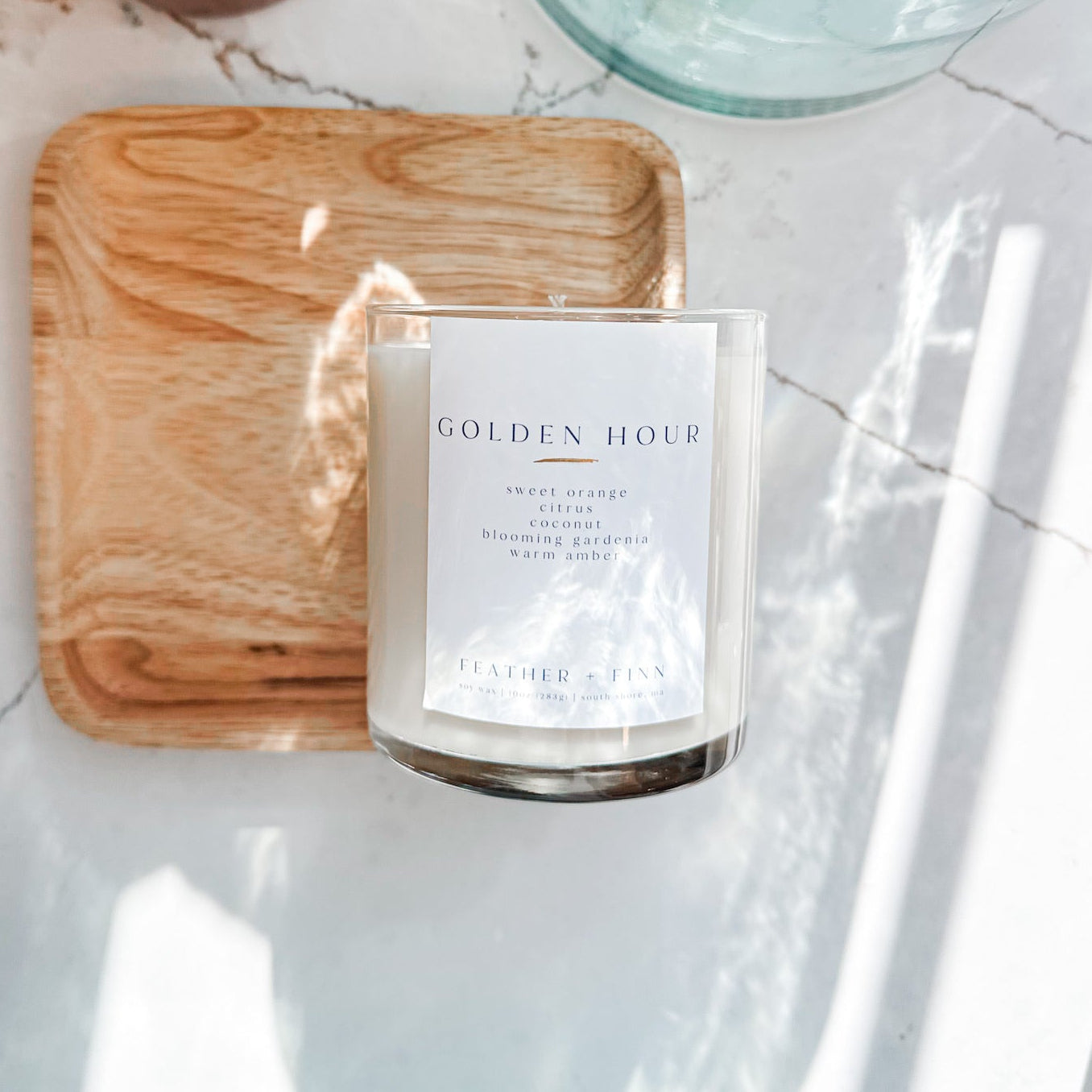 Golden Hour Candle | Most Popular Blend Ever | Feather + Finn