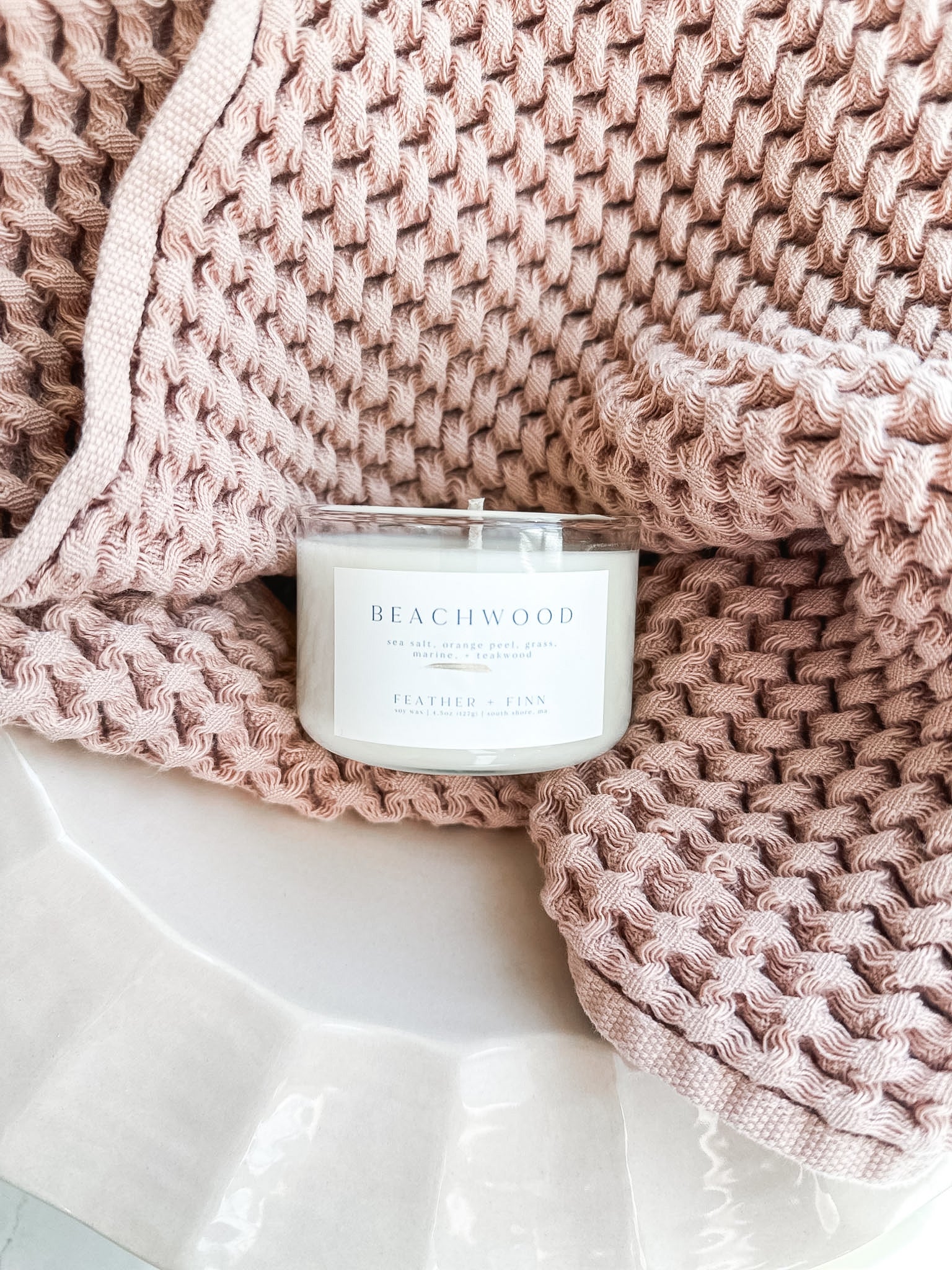 Fin and Feather Beachwood Candle